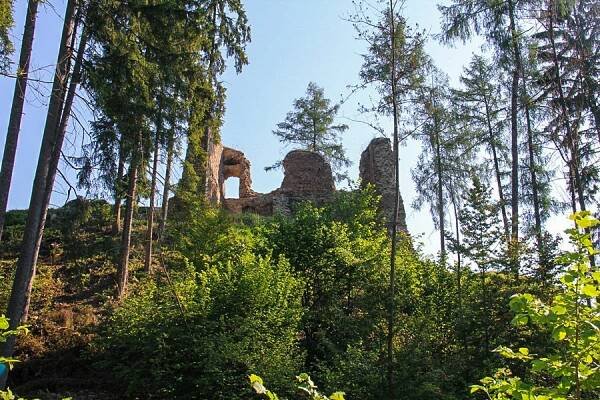 Zřícenina hradu Pořešín - Kaplice, Jižní Čechy | Regiontourist.cz