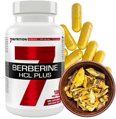 Berberin HCL Skořice Kurkuma Doplňky stravy 7nutrition berberin piperin