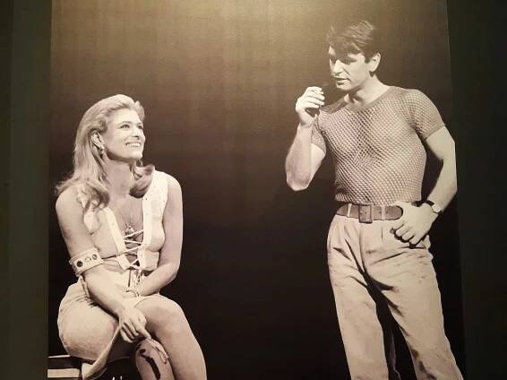 Melina Mercouri Greek actress on stage