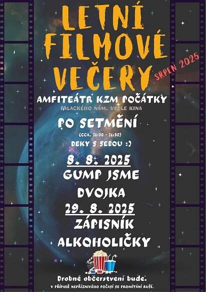 Letní filmové večery v Počátkách | Hradecžije.cz