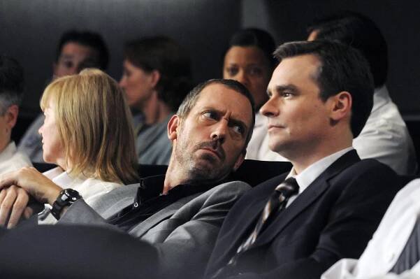 Dr. House - Od pěti do devíti - Z filmu - Hugh Laurie, Robert Sean Leonard