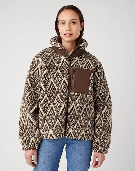 Zips Wrangler SHERPA V CHECOTAH JACQUARD 
