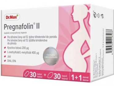 Dr.Max Pregnafolin II 30 tablet + 30 kapslí
