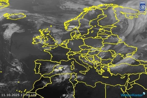 Satellitenbild Europa