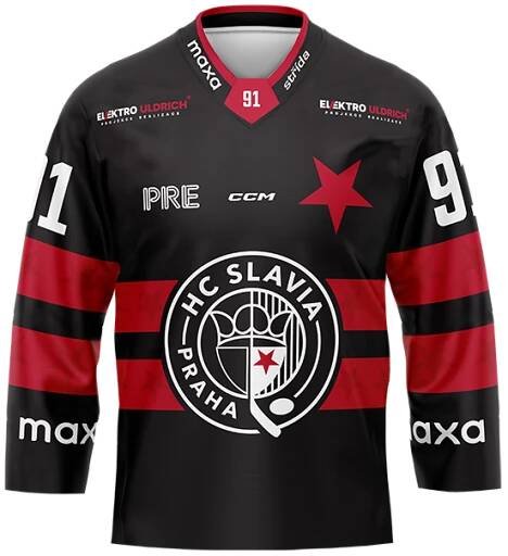 Černý fandres HC Slavia Praha 2024/25
