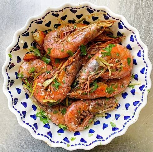 Gremolata Prawns