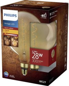 Philips Lighting 871951431384200 LED E27 kulatý tvar 5 W = 25 W teplá bílá (Ø x d) 202 mm x 286 mm 1 ks : Půhy.cz