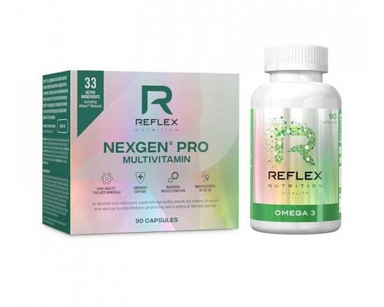 Reflex Nexgen PRO Multivitamín 90 kapslí NEW + Omega 3 90 kapslí od 499 Kč - Heureka.cz