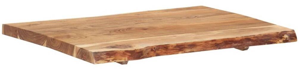 vidaXL Stolní deska masivní akáciové dřevo 80 x (50–60) x 3,8 cm, 