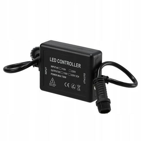 Stmívač Ovladač pro zahradní girlandy Rádiové dálkové ovládání 230V Variabilní režimy EAN (GTIN) 5903707788682