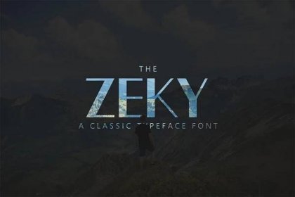 Zeky - Classic Poster Font