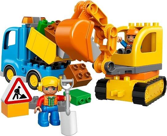 LEGO Duplo 10812 Pásový bagr a náklaďák