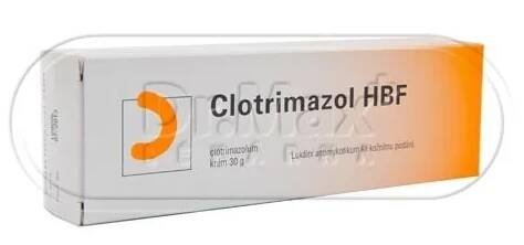 Clotrimazol HBF krém 30g 1% 