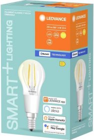 LEDVANCE LED žárovka Energetická třída (EEK2021): E (A - G) 4058075609655 E14 4 W teplá bílá : Půhy.cz