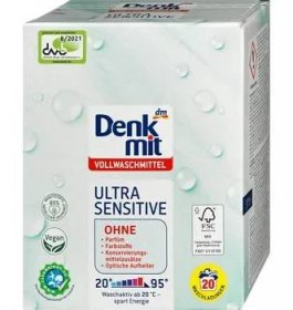 Prací prášek Denkmit prací prostředek na bílé prádlo Ultra Sensitive