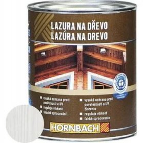 Hornbach Lazura na dřevo 0,75 l Bílá
