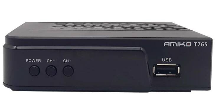 AMIKO T765 - set-top box DVB-T2 (H.265/HEVC) | Satelitní technika - satelitní přijímače a komplety, set top boxy, dvb-t