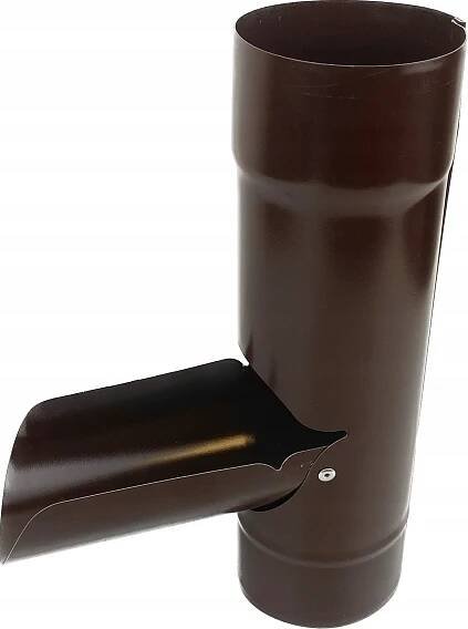 Vychytávač dešťové vody trubky 90mm GALECO OCEL POLOMAT šek. bronz