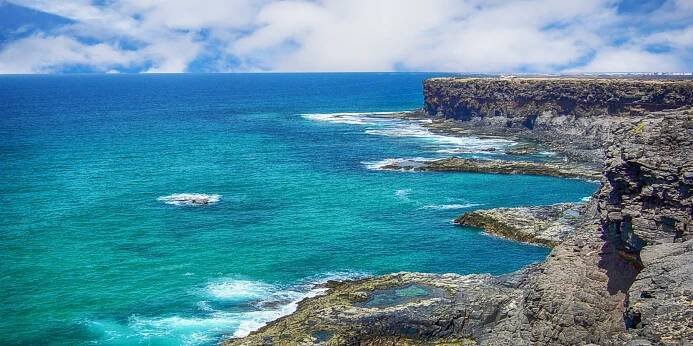 příroda ostrova Fuerteventura - fuerteventura kanárské ostrovy