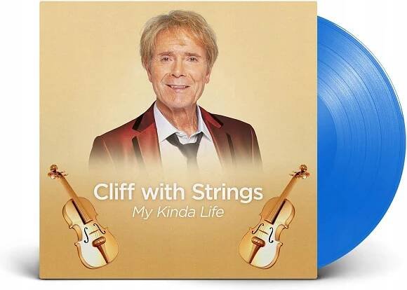 CLIFF RICHARD - Cliff With Strings My Kinda Life LP BLUE Folia LIMITED