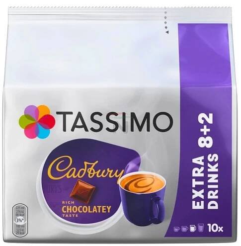 Tassimo Cadbury horká čokoláda 8 ks