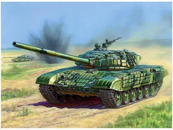 Zvezda T-72B ERA (1:35) | PLASTIKOVÉ MODELY - TAMIYA - BARVY