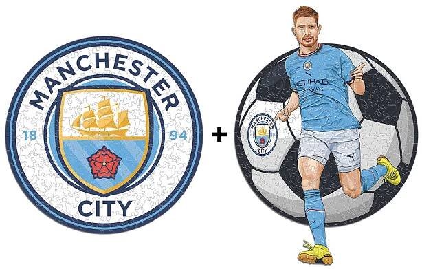 2 PACK Manchester City FC® Logo + De Bruyne