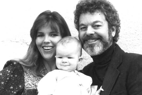 Russ Tamblyn and his daughter Amber Tamblyn with Bonnie