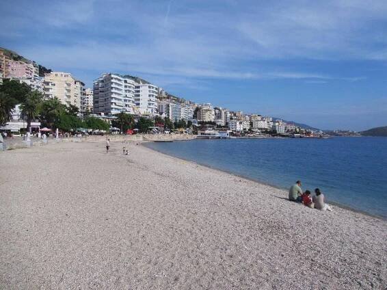 Obrázek z pláže: Saranda City Beach Pláž s délkou 457 metrů