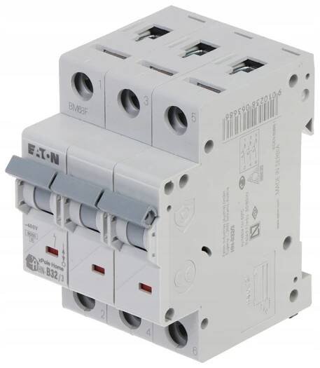NADPROUDOVÝ VYPÍNAČ HN-B32/3 TŘÍFÁZOVÝ 32 A TYP B EATON