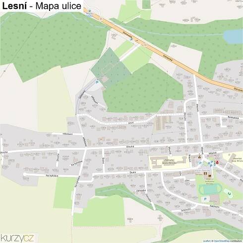 Lesní - mapy | Kurzy.cz