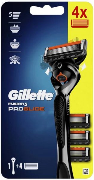 Holicí strojek Fusion 5 ProGlide + 4 hlavice