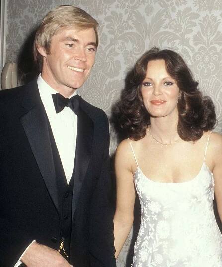 Jaclyn Smith and husband actor Dennis Cole attend the 37th Annual Golden Globe Awards