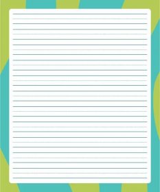 Printable Kids Writing Lined Paper Templates
