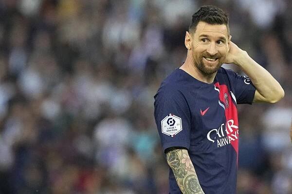 Lionel Messi během svého posledního zápasu v dresu PSG