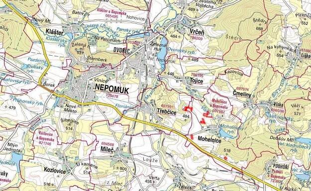 Prodej Pozemek, Mohelnice, okres Plzeň-Jih
