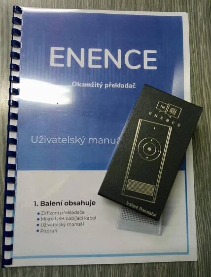MUAMA ENENCE okamžitý překladač a český manuál