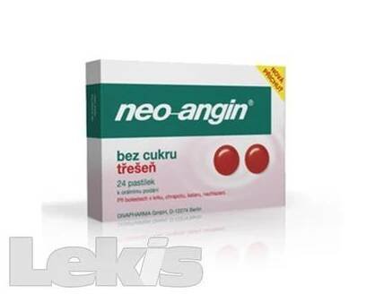 NEO-ANGIN BEZ CUKRU TŘEŠEŇ ORM PAS 24