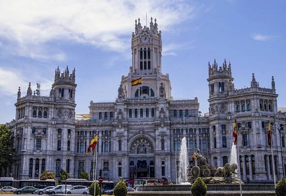 La Plaza de Cibeles Madrid