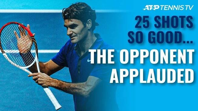 25 Tennis Shots SO GOOD the Opponent Had to Applaud