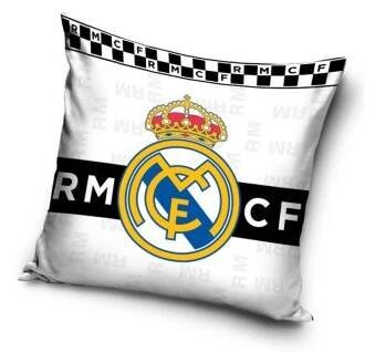 Polštář REAL MADRID THIN CHESSBOARD 40x40 cm
