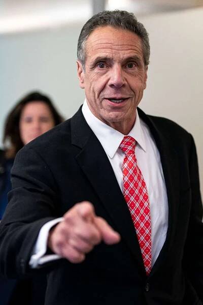 Former Gov. Andrew Cuomo departs following a closed-door interview with the House Oversight and Accountability Subcommittee on Coronavirus Pandemic on Capitol Hill, on June 11, 2024 in Washington, DC. 