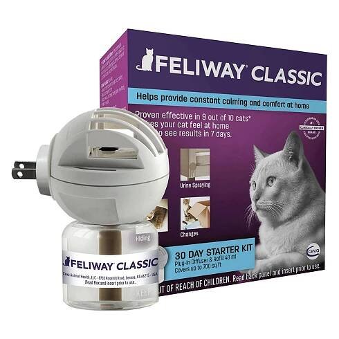 Feliway Classic Plug-in Home Diffuser Starter Kit for Cats