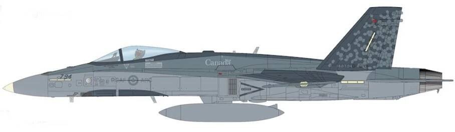 HobbyMaster - Boeing CF-18 Hornet, RCAF, “Demo 2022”, 2022, 1/72 - Vojenskemodely.cz - Sběratelské modely tanků a letadel