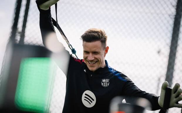 Marc-André ter Stegen continues recovery