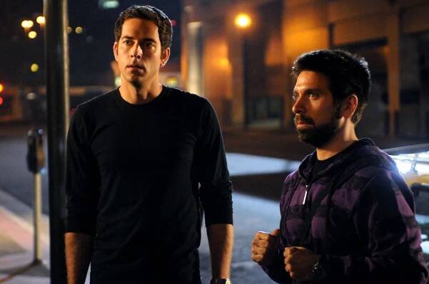 Chuck - Chuck a výročí - Z filmu - Zachary Levi, Joshua Gomez