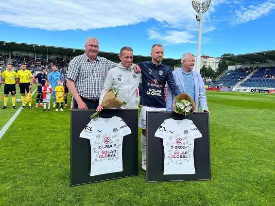 Fotbalisté Slovácka ve skupině o titul hostili pražskou Slavii.