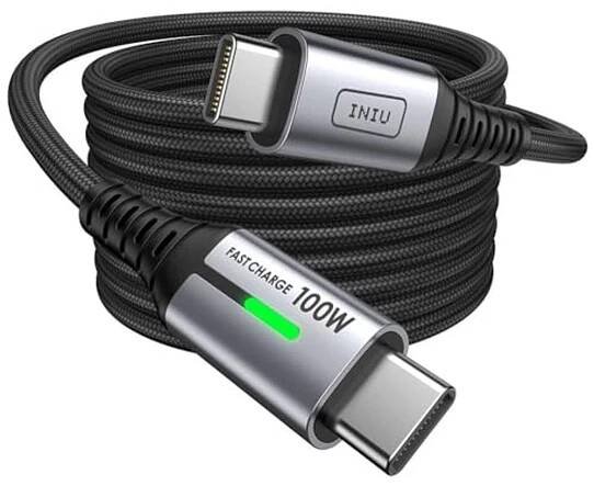USB KABEL USB C RYCHLÉ NABÍJENÍ 100 W ČERNÝ 2 M EAN (GTIN) 0772531654631