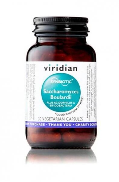 Viridian Probiotika Saccharomyces Boulardii 30 kapslí - MJ-KrasaZdravi.cz