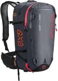 Ortovox Ascent 38 S Avabag Kit Black Anthracite Lyžařský batoh